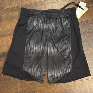 All in Motion Black Athletic Shorts with Breathable Panels